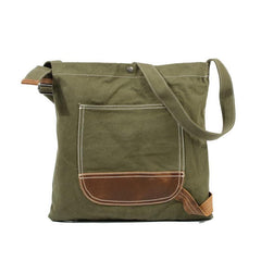 Mens Canvas Side Bag Messenger Bag Canvas Courier Bag Shoulder Bag for Men