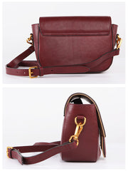 Stylish LEATHER WOMEN Saddle Messenger SHOULDER BAG Crossbody Purse FOR WOMEN