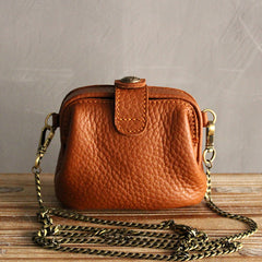 Vintage LEATHER WOMEN Mini Doctor Purse Chain SHOULDER BAG Purses FOR WOMEN