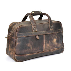Cool Leather Mens Weekender Bag Travel Bags Duffle Bags Holdall Bag for men