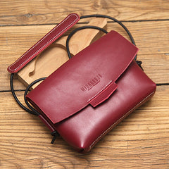 Handmade LEATHER WOMEN Messenger SHOULDER BAG Cute Crossbody Purses FOR WOMEN