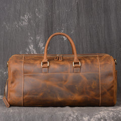 Men Leather Black Coffee Weekender Bag Vintage Travel Bag Duffle Bags Overnight Bag Holdall Bag for men