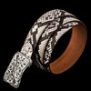 Handmade Black Leather Mens Belt Cool Leather Men White Belt for Men