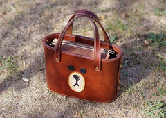 Cute Bear LEATHER WOMEN Bucket Bag Handbag SHOULDER Shopper BAG Purse FOR WOMEN