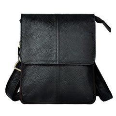 Mens Leather Small COURIER BAG Side Bag Waist Pouch Holster Belt Case Belt Pouch for Men
