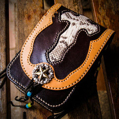 Leather Belt Pouch Mens Small Cases Waist Bags Hip Pack Belt Bags for Men
