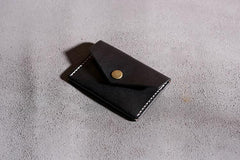 Handmade Leather Mens Cool billfold Wallet Card Holder Small Card Slim Wallets for Men