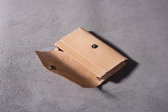 Cool Leather Mens billfold Wallet Card Holder Small Card Slim Wallet for Men