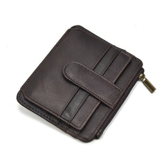 Leather Cool Mens Wallet Slim Wallet Card Front Pocket Wallet Purse for Mens