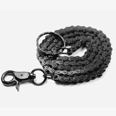 Cool Men's Women's Black Bike Chain Long Biker Wallet Chain Pants Chain For Men