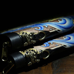 cool phone wallets Handmade Tooled Leather Biker Wallet Constellation Aquarius Mens Cool Chain Wallet Wallet with Chain