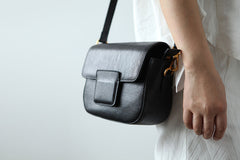 Stylish LEATHER WOMEN Saddle Messenger SHOULDER BAG Crossbody Purse FOR WOMEN