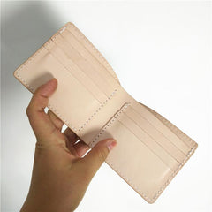 [On Sale] Handmade Cool Mens Snake Skin Bifold Small Wallet Slim billfold Wallet for Men