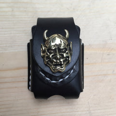 Leather Biker Zippo Lighter Pouches with Loop Biker Leather Zippo lighter cases with clip