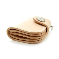 Cool Leather Small Biker Chain Wallet Mens Handmade billfold Chain Wallet