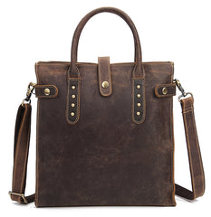 Cool Men Vintage Leather Handbag Tote Shoulder bag Cross Body For Men