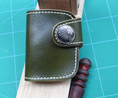 Cool Leather Small Biker Chain Wallet Mens Handmade billfold Chain Wallet Biker Wallet