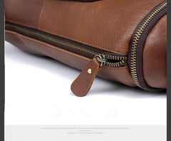 Leather Mens Messenger Bag Cool Weekender Bag Travel Bag Duffle Bags Overnight Bag Holdall Bag for men
