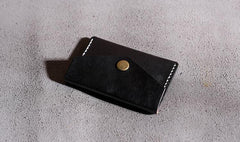 Handmade Leather Mens Cool billfold Wallet Card Holder Small Card Slim Wallets for Men