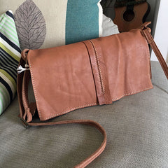 Vintage LEATHER WOMEN Crossbody Bag Purses Handmade SHOULDER BAG FOR WOMEN