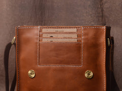 Cool leather mens messenger bag vintage Side Bag shoulder bag for men