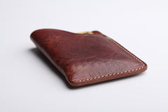 Handmade Leather Mens Cool billfold Wallet Card Holder Small Card Slim Wallets for Men