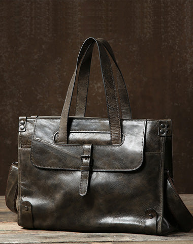 Leather Mens Cool Handbag Shoulder Bags Messenger Bag Laptop Bag for Men