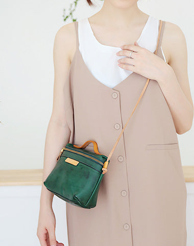 Vintage Cute LEATHER WOMENs SHOULDER Bag Purses for Women