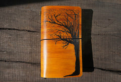 Handmade retro vintage tree custom notebook/travel book/diary/journal - EverHandmade