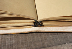 Handmade retro vintage tree custom notebook/travel book/diary/journal - EverHandmade