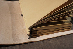 Handmade retro vintage tree custom notebook/travel book/diary/journal - EverHandmade