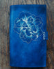 Handmade A5/A6 blue flower custom vintage notebook/travel book/diary/journal
