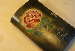 Handmade A6 flower custom vintage notebook/travel book/diary/journal - EverHandmade