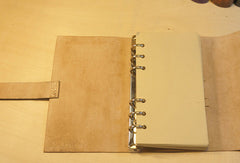Handmade A6 flower custom vintage notebook/travel book/diary/journal - EverHandmade