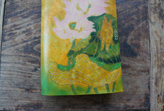 Handmade A5 vintage retro lotus flower custom notebook/travel book/diary/journal - EverHandmade