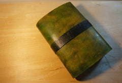 Handmade A5 vintage retro lotus flower custom notebook/travel book/diary/journal - EverHandmade