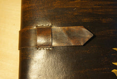 Handmade A5 sunflower custom vintage notebook/travel book/diary/journal