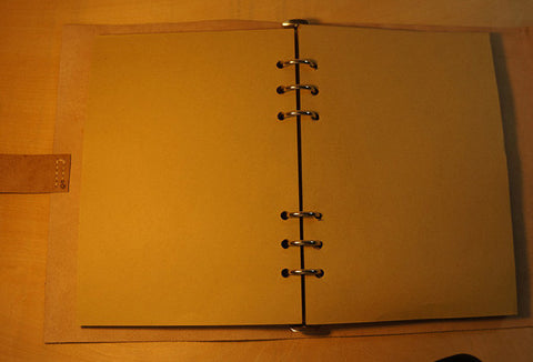 Handmade A5 sunflower custom vintage notebook/travel book/diary/journal - EverHandmade