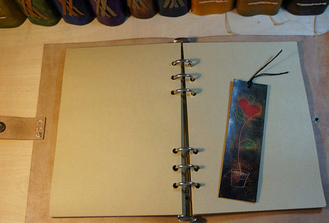 Handmade A5 retro vintage tree bird custom notebook/travel book/diary/journal - EverHandmade