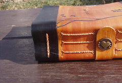Handmade retro vintage love is here custom notebook/travel book/diary/journal