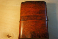 Handmade retro vintage flower custom notebook/travel book/diary/journal - EverHandmade