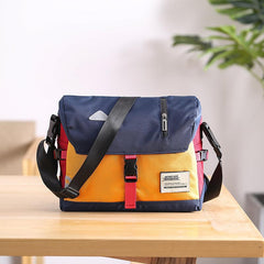 Trendy Nylon Cloth Mens Motorcycle Bag Postman Bag Messenger Bag Side Bag For Men