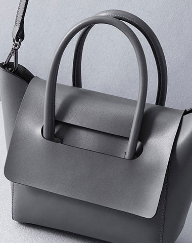 Genuine Leather handbag shoulder bag large tote for women leather shopper bag - EverHandmade