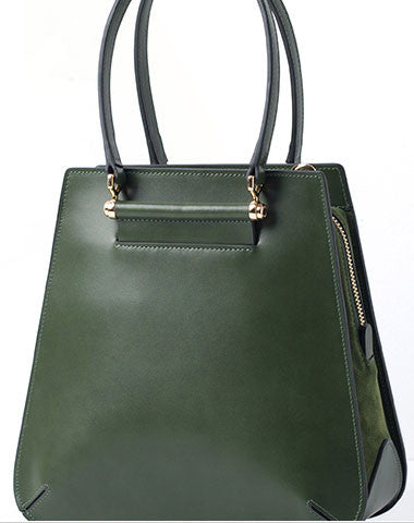Genuine Leather handbag shoulder bag large tote for women leather shopper bag - EverHandmade