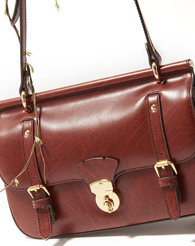 Genuine Leather Satchel bag shoulder bag for women leather crossbody bag