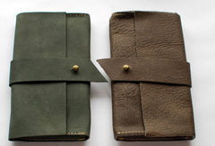 Handmade vintage womens leather long wallet leather long wallet for women - EverHandmade