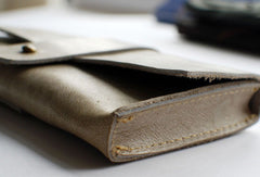 Handmade vintage womens leather long wallet leather long wallet for women - EverHandmade