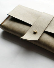 Handmade vintage womens leather long wallet leather long wallet for women - EverHandmade