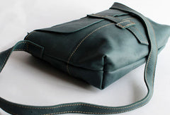 Handmade vintage rustic retro leather crossbody messenger Shoulder Bag for women - EverHandmade