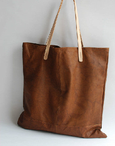 Handmade fashion pretty leather small tote bag shoulder bag handbag for women - EverHandmade